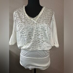 ROBERTO CAVALLI WHITE WOMENS TOP